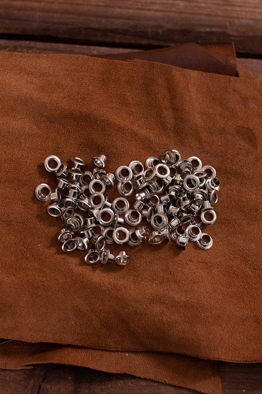 Eyelet Shaft D:5,5mm; L:2,7mm; U:9,6mm Brass/Nickel