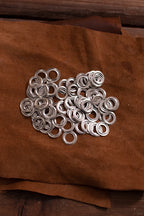 Ring For Eyelet D:8,9 mm; L:0,8 mm; U:14,8 mm Brass/Nickel