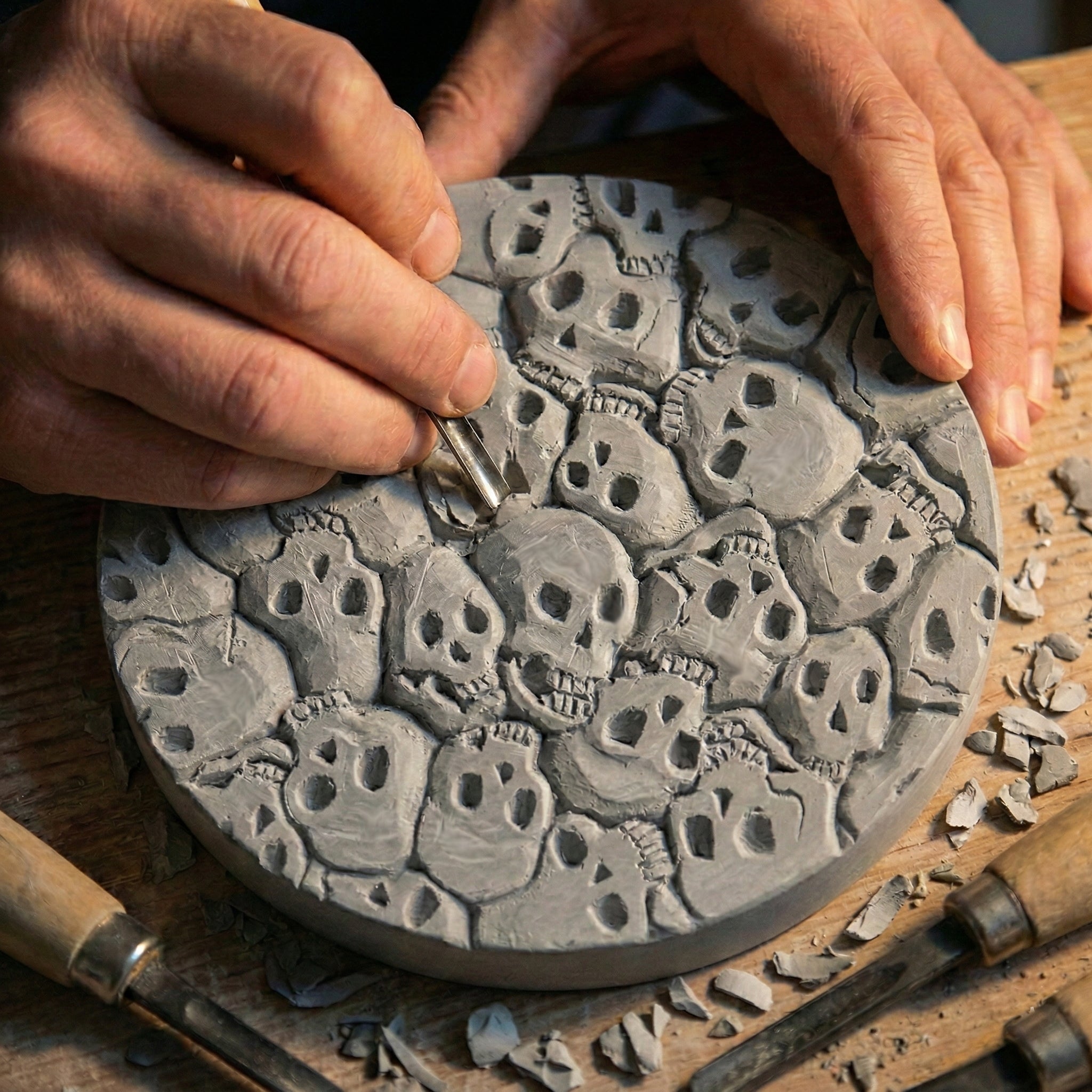 Little Skulls Drink Coasters