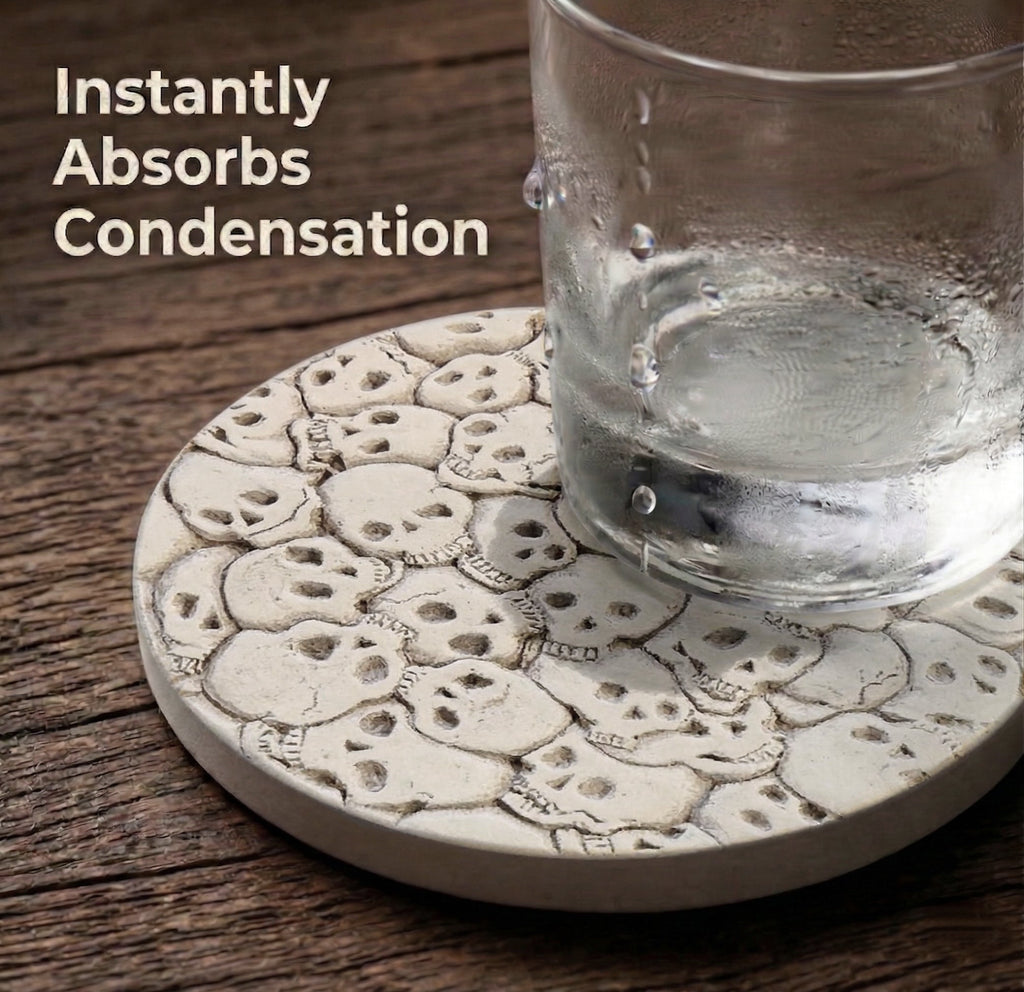 Little Skulls Drink Coasters