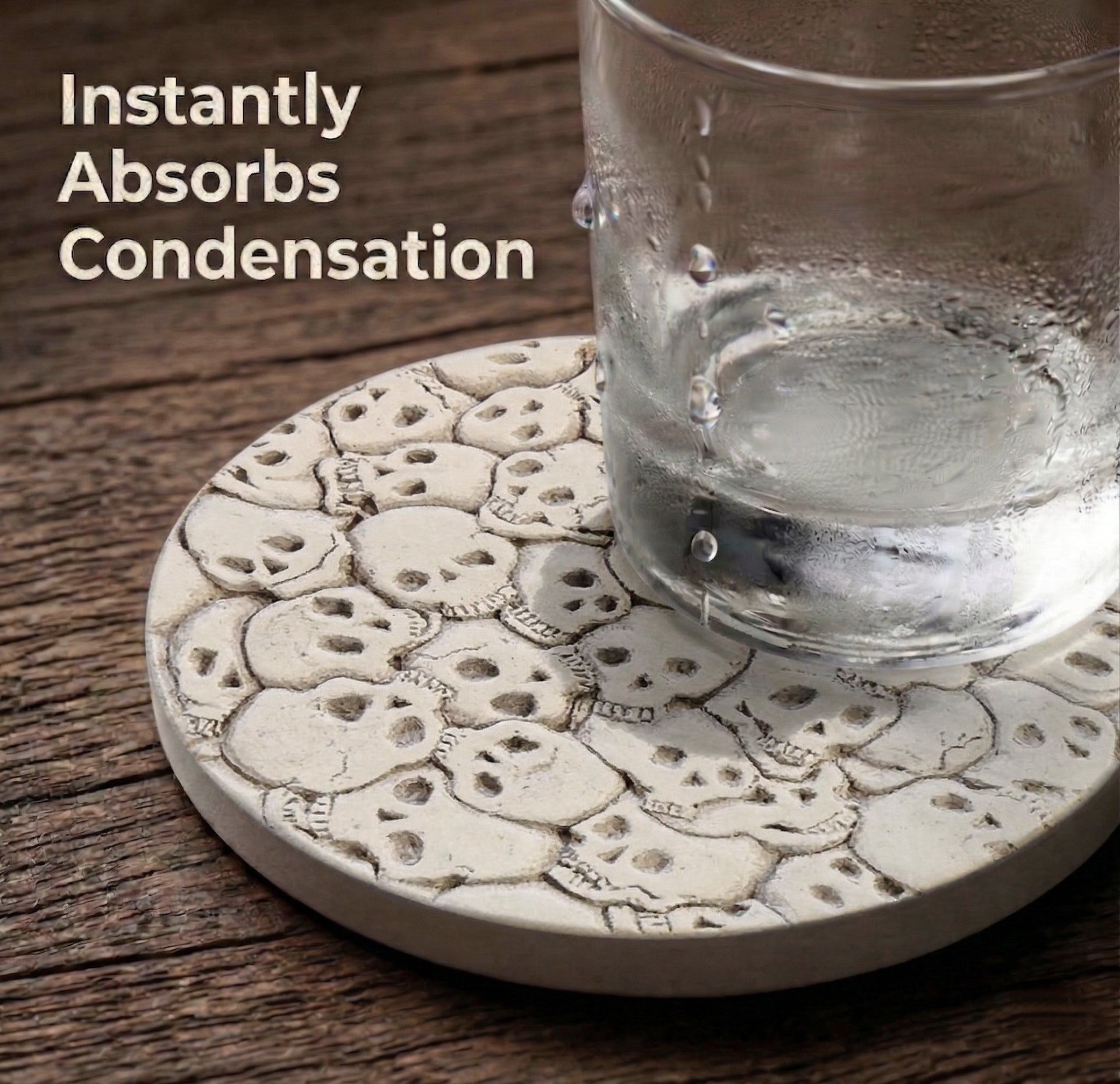 Little Skulls Drink Coasters