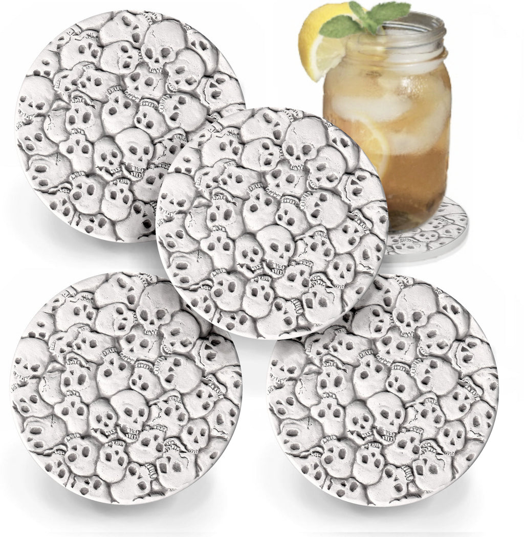 Little Skulls Drink Coasters