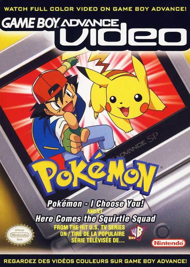 GBA Video Pokemon I Choose You and Here Comes the Squirtle Squad (Gameboy Advance) - Game Manual Only