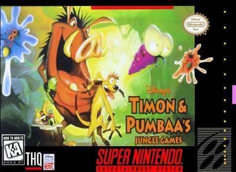 Timon and Pumbaa Jungle Games (Super Nintendo) - Game Manual Only