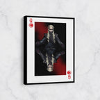Daenerys Targaryen Queen Card, Canvas Wall Art, GOT, Dany, Queen Daenerys Targaryen