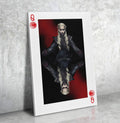 Daenerys Targaryen Queen Card, Canvas Wall Art, GOT, Dany, Queen Daenerys Targaryen