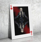 Daenerys Targaryen Queen Card, Canvas Wall Art, GOT, Dany, Queen Daenerys Targaryen