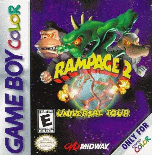 Rampage 2 (Gameboy Color) - Game Manual Only