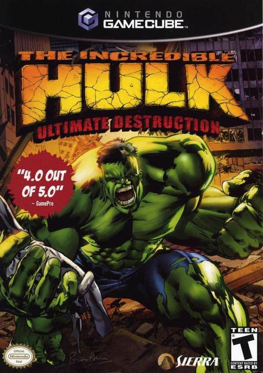 The Incredible Hulk Ultimate Destruction (Gamecube) - Game Manual Only