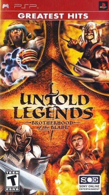 Untold Legends Brotherhood of the Blade Greatest Hits (PSP) - Game Manual Only