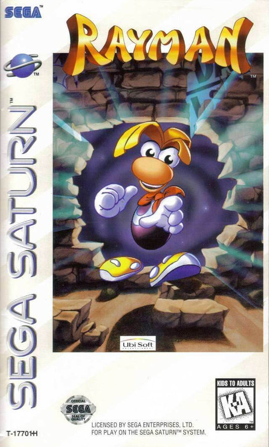 Rayman (Sega Saturn) - Game Manual Only