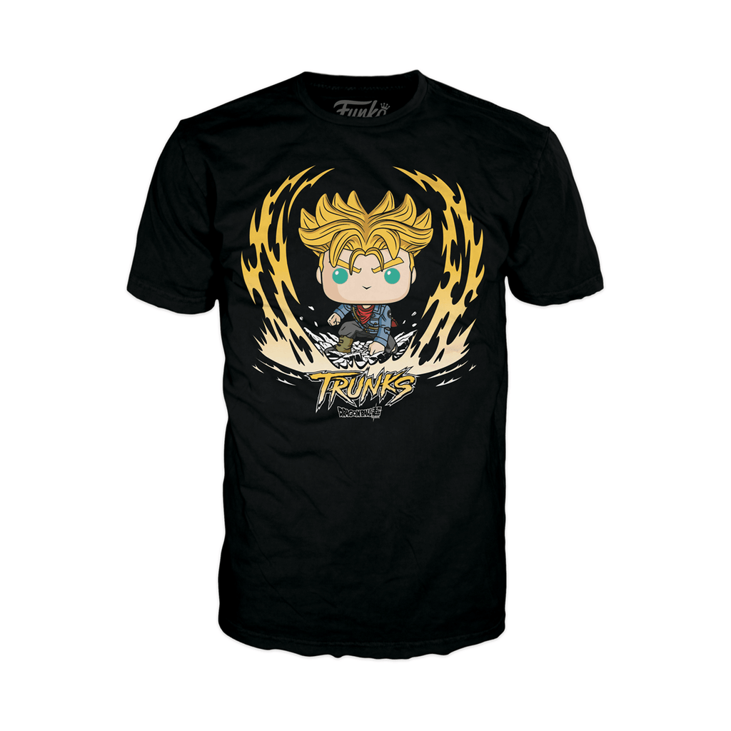 Funko Pop! Boxed Tee: Dragon Ball Super - Trunks Adult Unisex T-Shirt - S