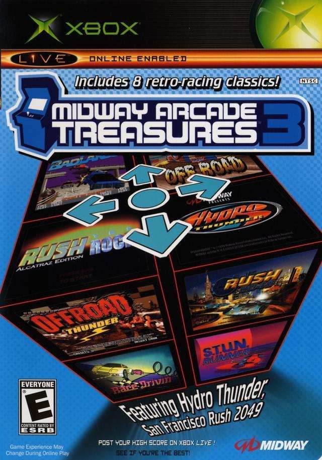 Midway Arcade Treasures 3 (Xbox) - Game Manual Only
