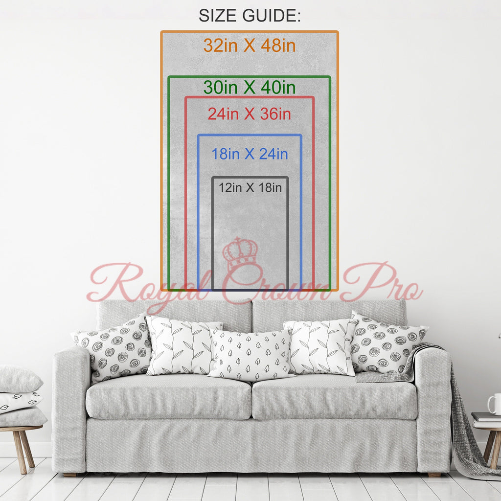 Warrior Code Canvas Wall Art, Better To Die Standing Than To Live On Your Knees, Warrior Print, Warrior Quote, Motivational Quote, Man Cave