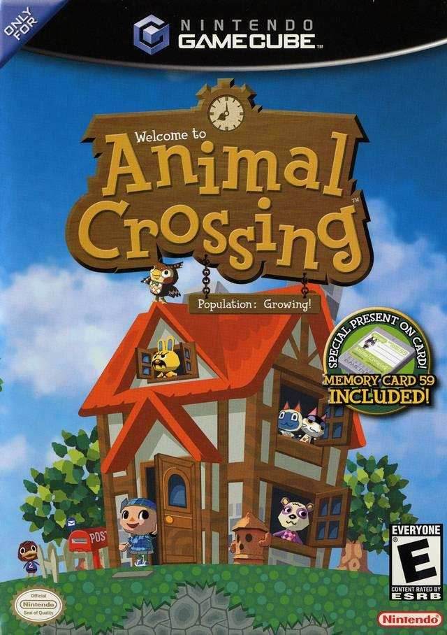 Animal Crossing: Without Animal Crossing Memory Card (Gamecube) - Game Manual Only
