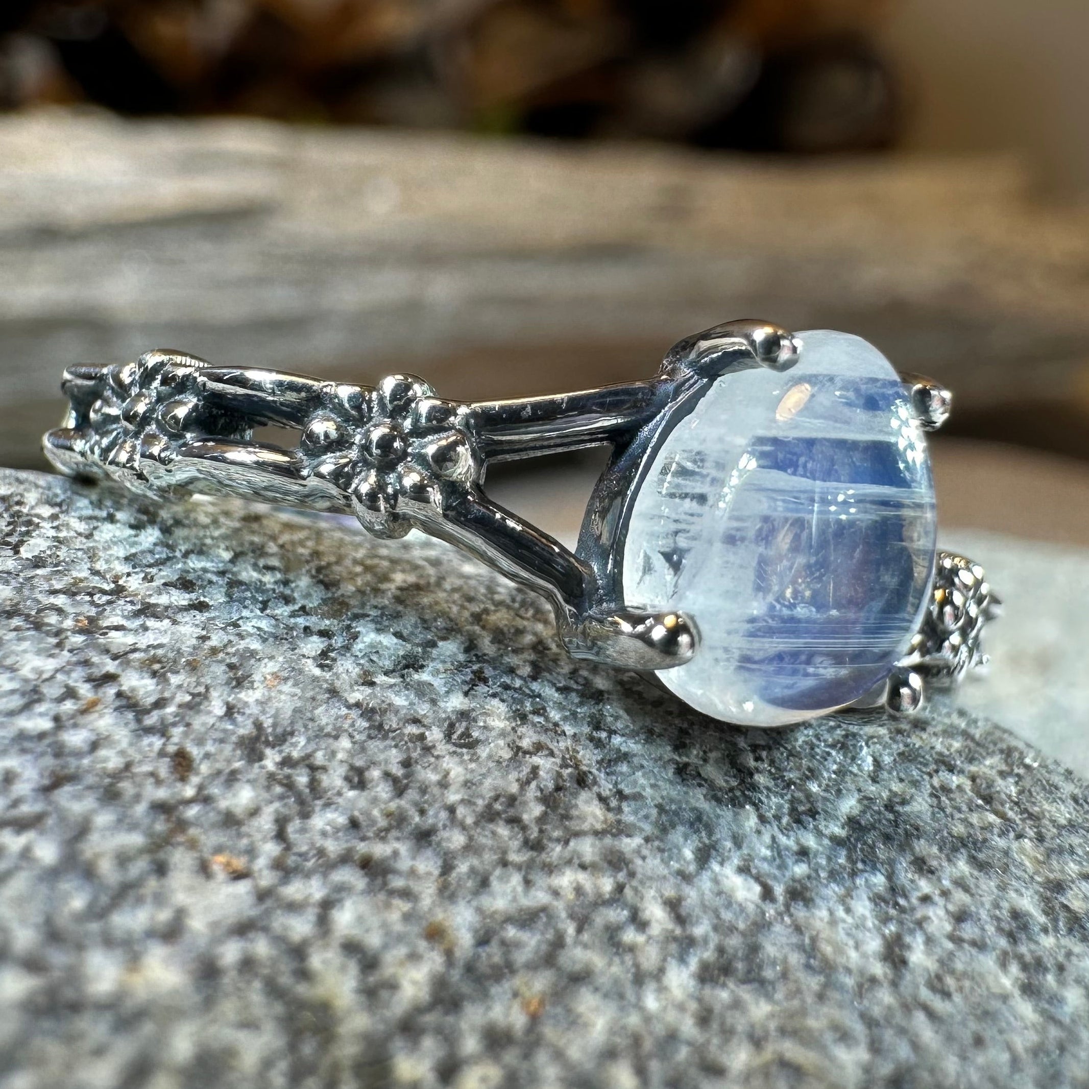 Fira Moonstone Ring