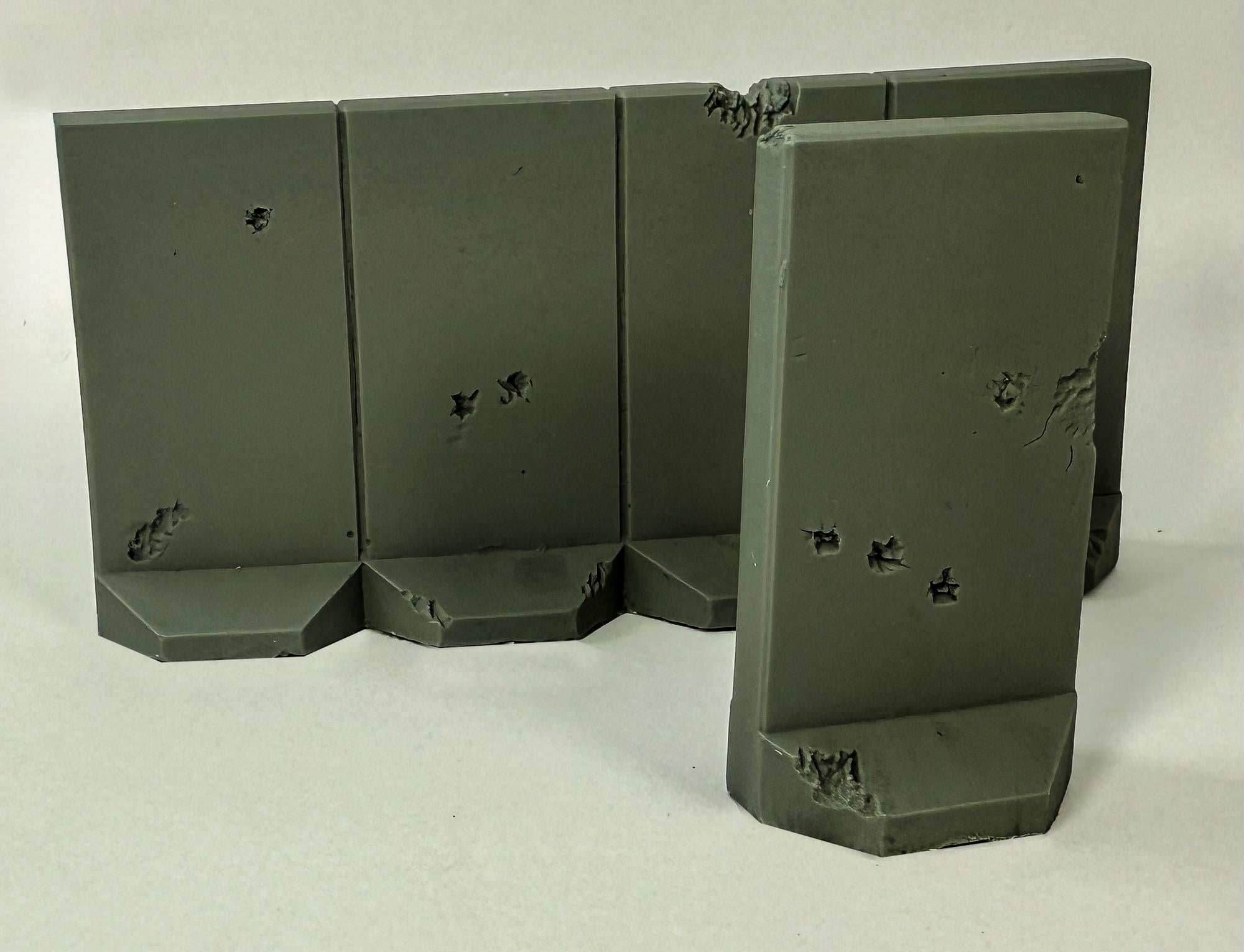 28mm Blast Walls, Distressed - 28MSCE025 - 