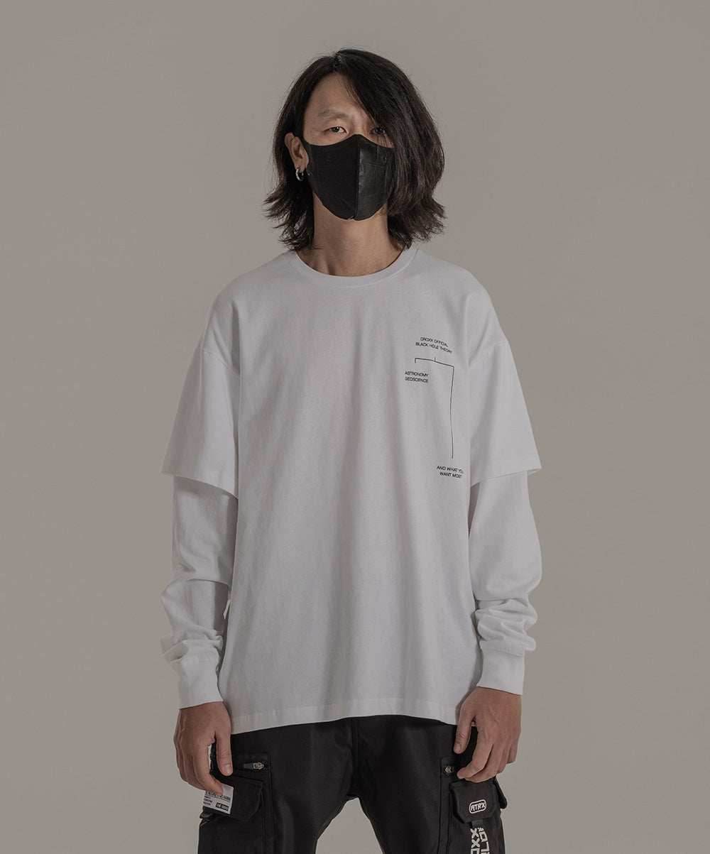 CRO778 Tech Evolution Long Sleeves Tee - White / S