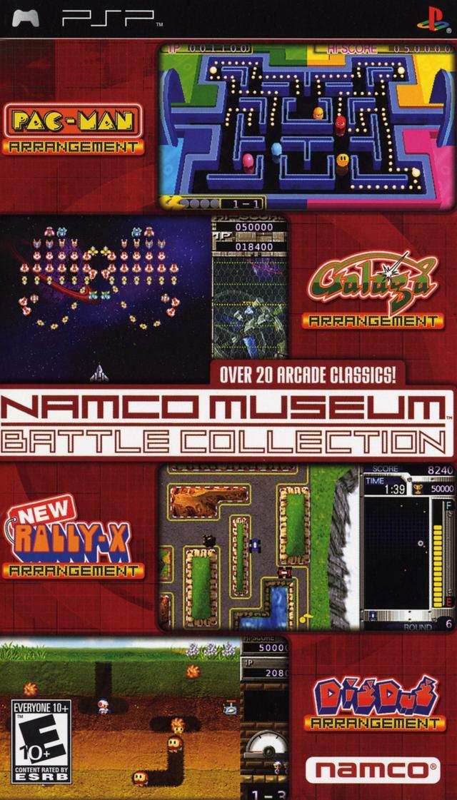 Namco Museum Battle Collection (PSP) - Game Manual Only