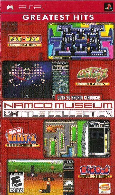 Namco Museum Battle Collection (Greatest Hits) (PSP) - Game Manual Only