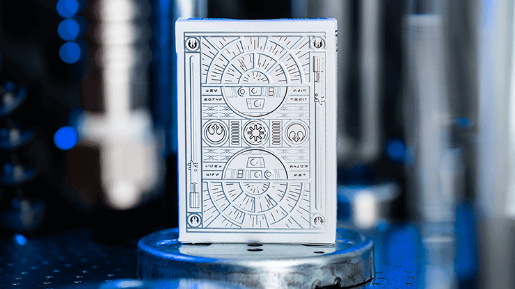 Star Wars Light Side Silver Edition Playing Cards (White) by theory11 - 