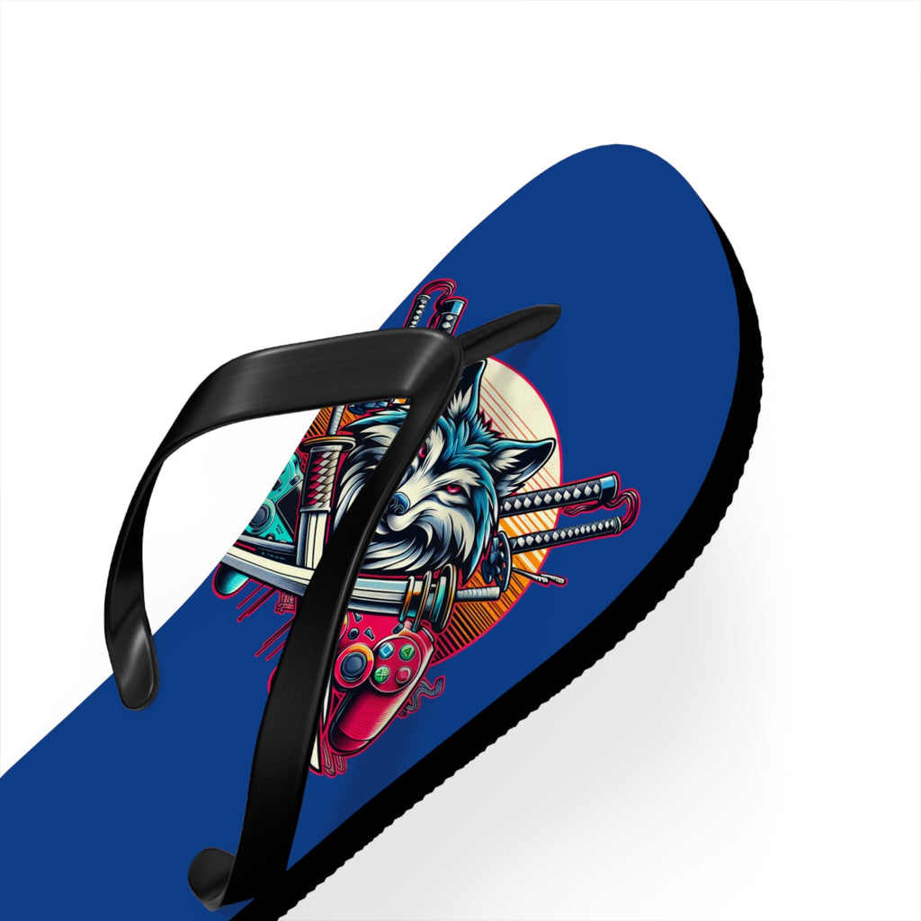 XP Wolf Gamer Flip Flops