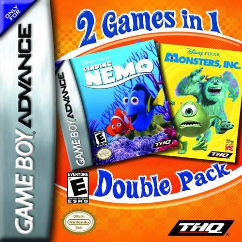 Finding Nemo and Monsters Inc Bundle (Gameboy Advance) - Game Manual Only