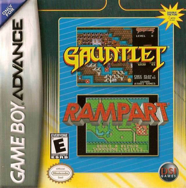 Gauntlet and Rampart (Gameboy Advance) - Game Manual Only