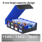 Large-capacity 3000+ Tabletop Game Card Storage Box - Yu-Gi-Oh! & Pokémon Flip-Top Card Case