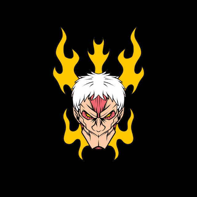 Wall Tapestry 25in x 25in - AOT - Attack - Blue