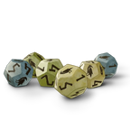 River Pebble Dice (8) - Legend in the Mist
