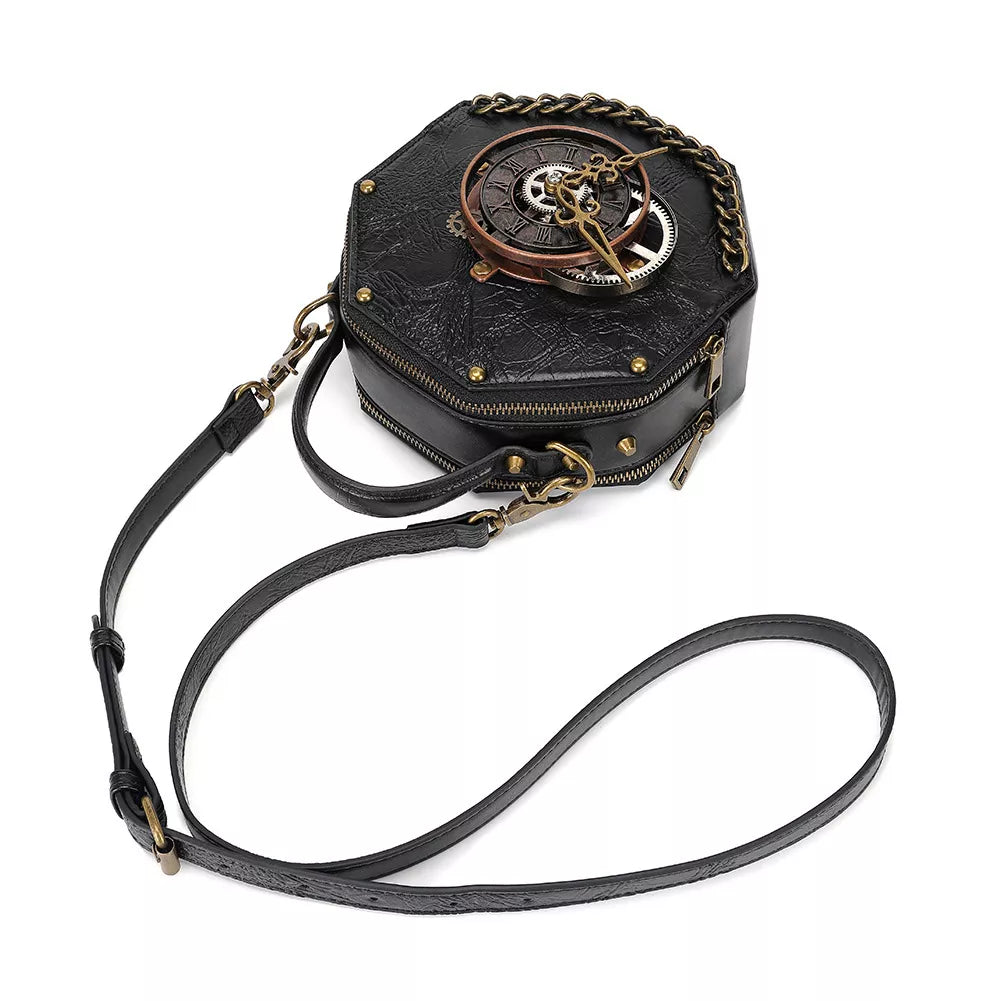 Steampunk Clockwork Crossbody Bag