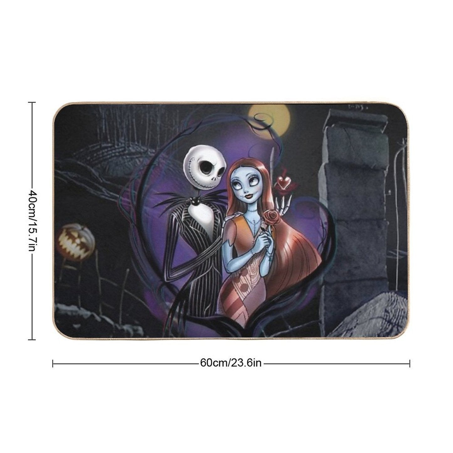 Nightmare Before Christmas  Slip-Resistant Bath Mat