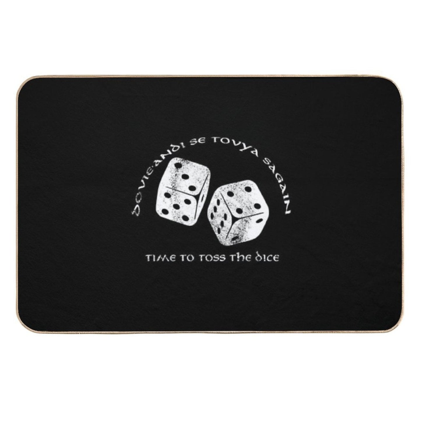 Time To Toss The Dice - Wheel of Time  Long-Lasting Bath Mat