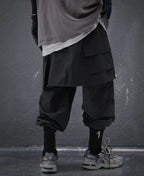 HiP80 Black Samurai Pants - M