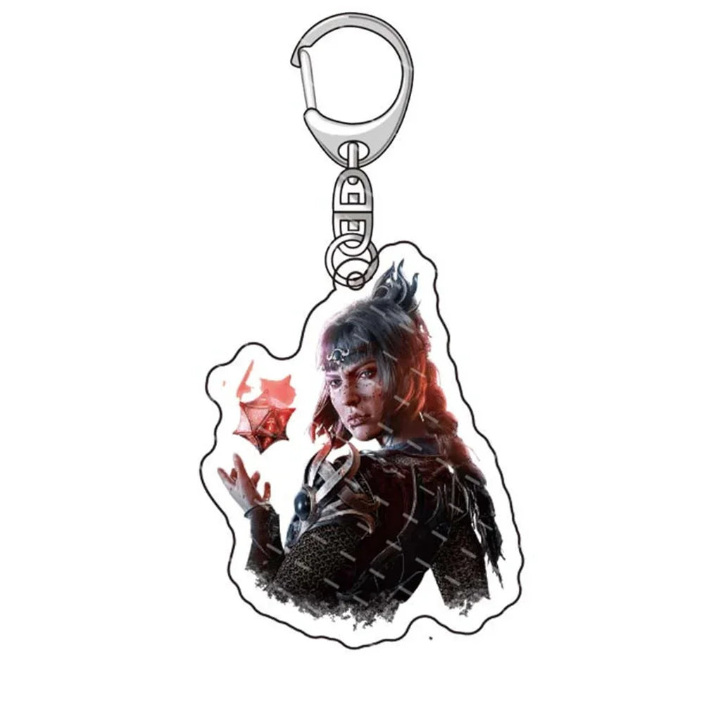 6cm Disfraz de juego Baldur Gate 3 Lllithid Mind , Keychain accesorios para fiesta de Halloween Gift