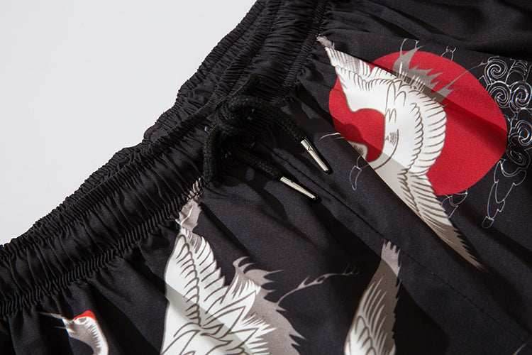 YC142 Red River Cranes Lightweight Pants - Black / S