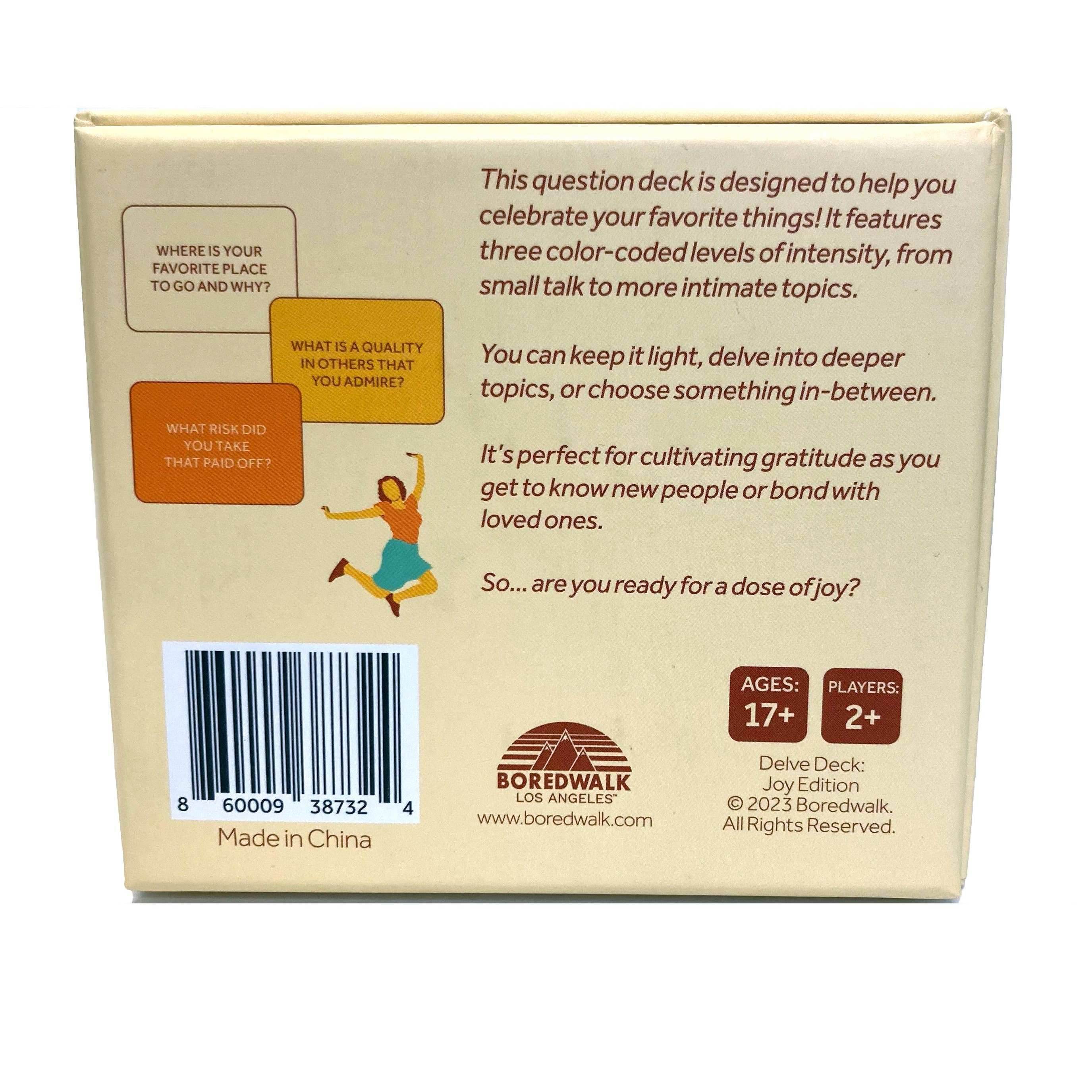 Delve Deck Conversation Cards - Joy Edition - 