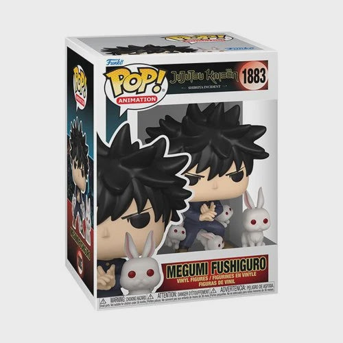 Jujutsu Kaisen Megumi Fushiguro With Rabbits Funko Pop Vinyl Figure And Buddy 1883