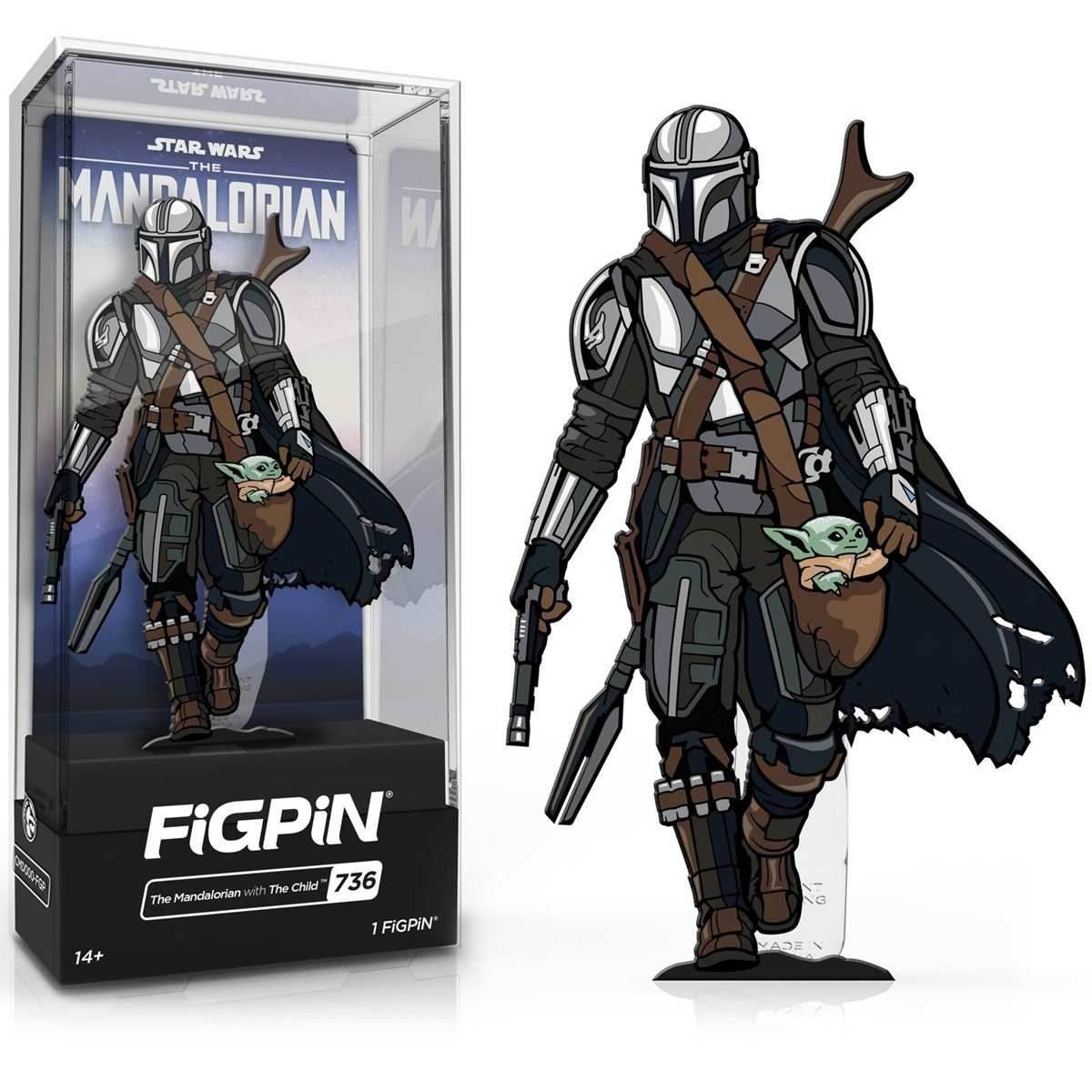 FiGPiN Star Wars: The Mandalorian Season 2 - The Mandalorian with The Child - 