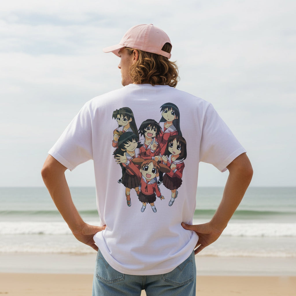 Azumanga Daioh 2000s Chiyo Kagura Washed White T-Shirt