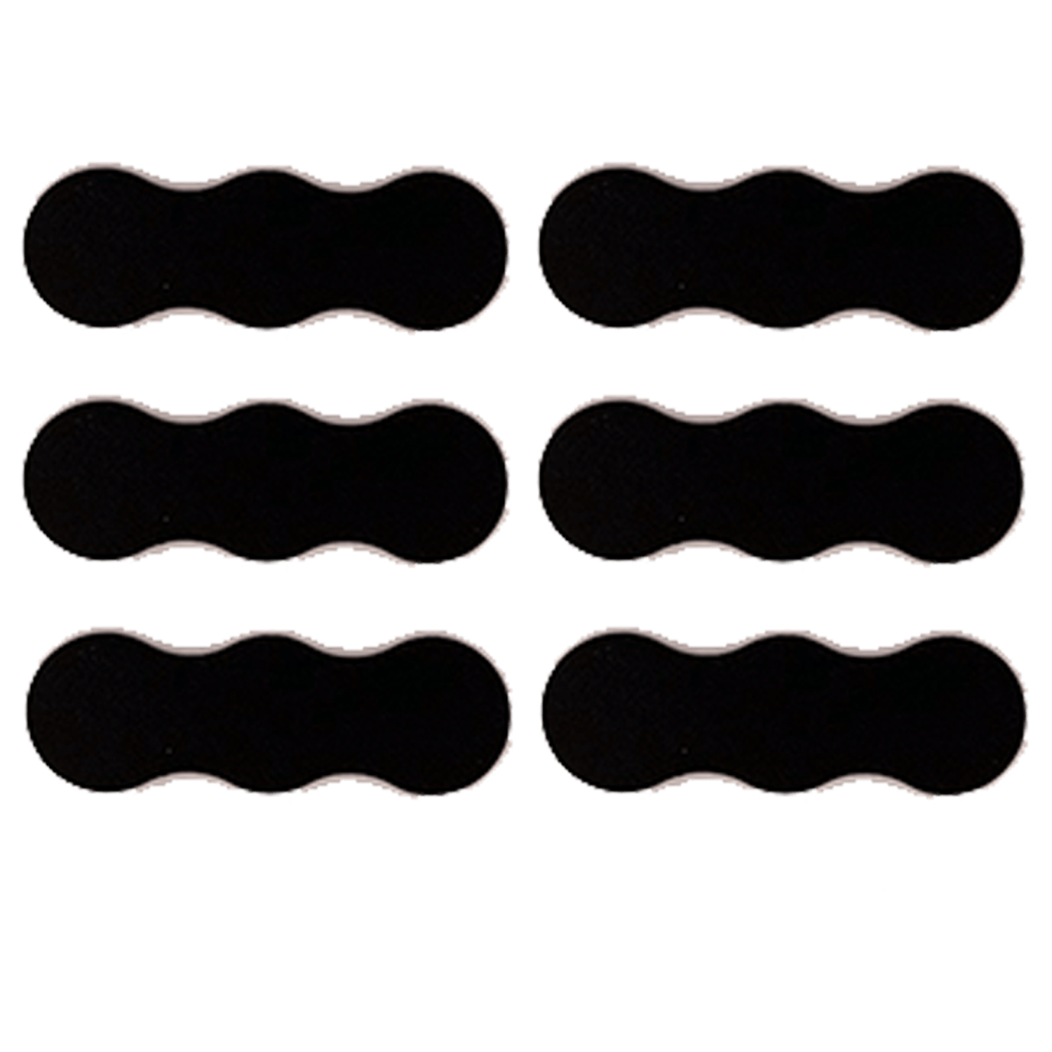 6pcs 3-Man Straight Plasteel & Adhesive Movement Tray