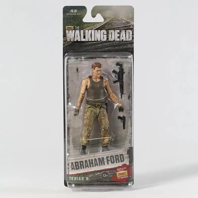 7 Styles AMC TV Series The Walking Dead Abraham Ford Bungee Walker Rick Grimes The Governor Michonne PVC Action Figure Model Toy