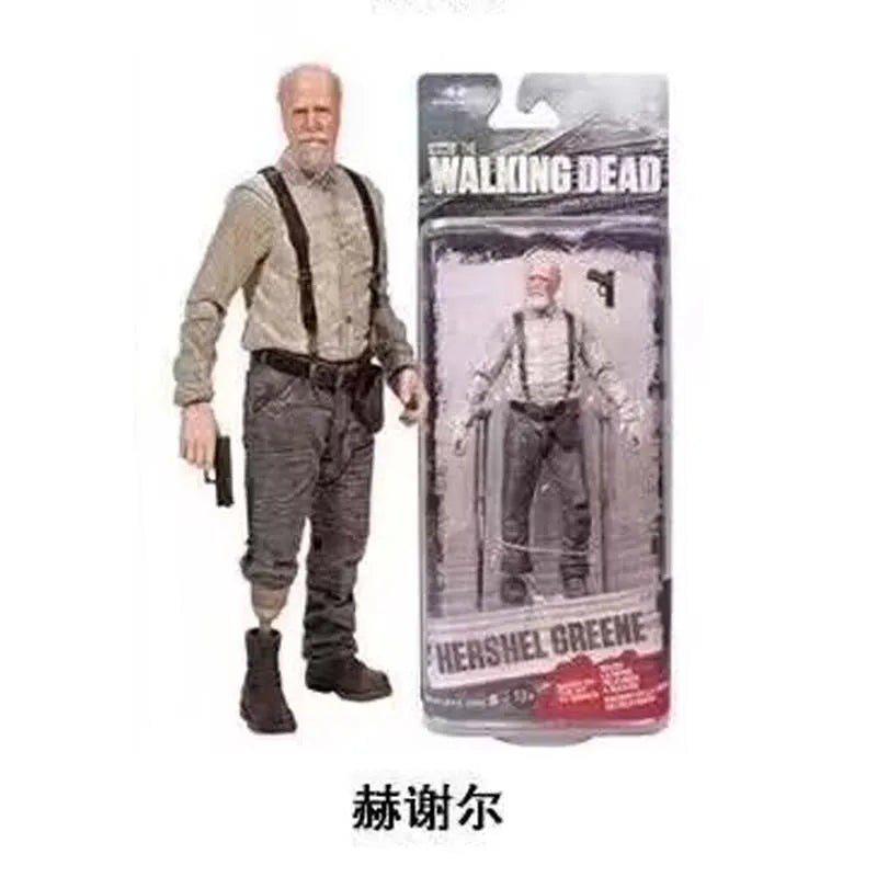 7 Styles AMC TV Series The Walking Dead Abraham Ford Bungee Walker Rick Grimes The Governor Michonne PVC Action Figure Model Toy