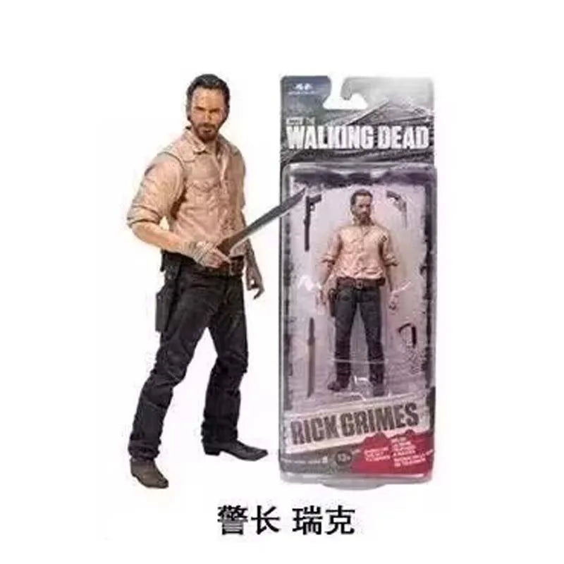 7 Styles AMC TV Series The Walking Dead Abraham Ford Bungee Walker Rick Grimes The Governor Michonne PVC Action Figure Model Toy