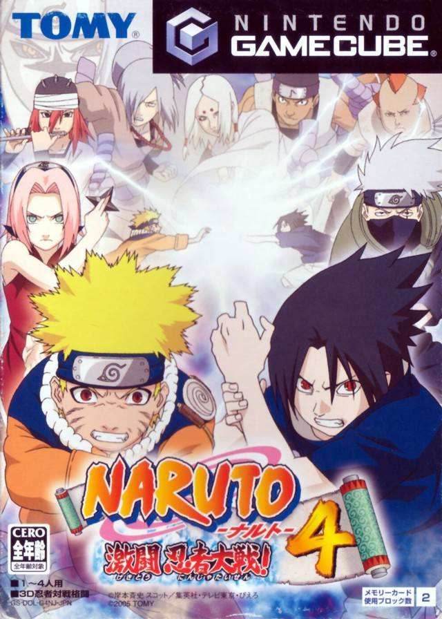 Naruto: Gekitou Ninja Taisen! 4 [Japan Import] (Gamecube) - Game Manual Only