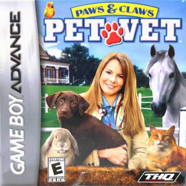 Paws & Claws Pet Vet (Gameboy Advance) - Game Manual Only
