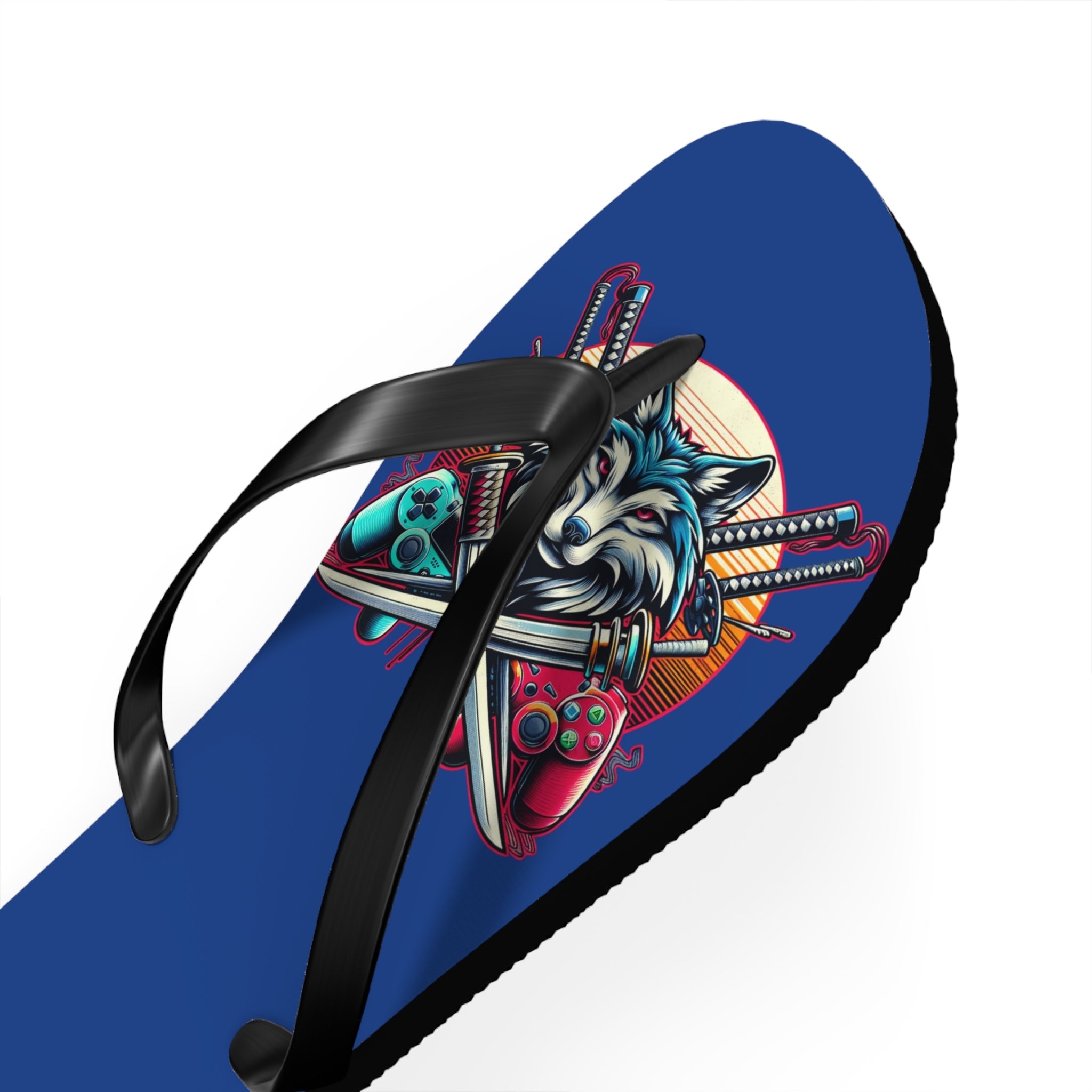 XP Wolf Gamer Flip Flops
