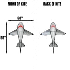 SeaLife 60 inch tall Nylon Shark Kite - 