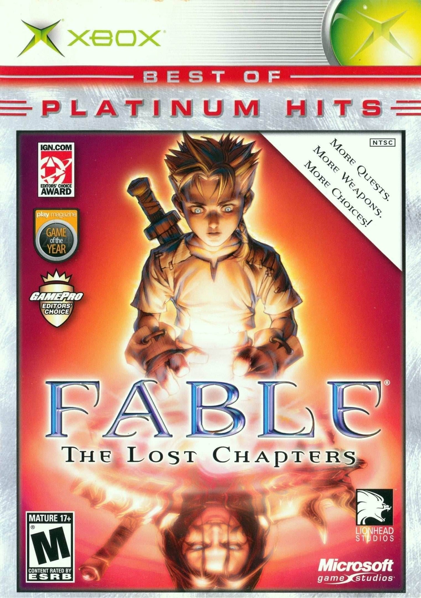 Fable: The Lost Chapters (Best Of Platinum Hits) (Xbox) - Game Only